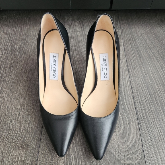 Jimmy Choo Romy 85mm Black Heels - Picture 4 of 7